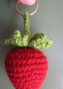 Handmade key Chains Strawberry 🍓