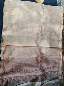 Organza Saree Dual Colors Party/College Wear