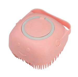 Silicone Bath Brush Pink