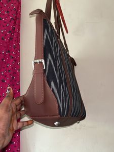 Ikat Print Tote Bag