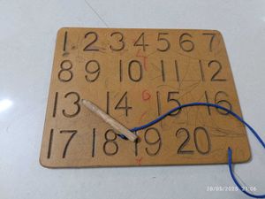 Wooden Number Tracing Board+wooden Pencil