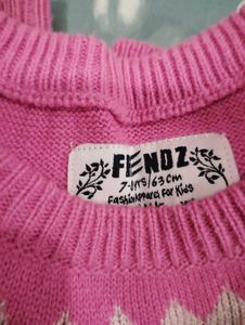 Pink Woolen Sweater