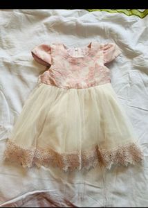 Pink & White Floral Dress