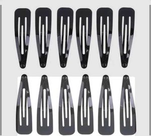 Black Hair Clips - Set of 12