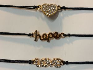 Set of 3 Charm Bracelets