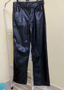 🖤✨H&amp;M Black Faux Leather Flare Pants