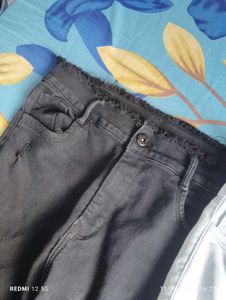 Two same Jeans light Blue And Black