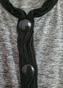 Grey &amp; Black Top. Size XXS To S