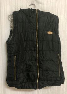 Pop-air Black Sleeveless Jacket