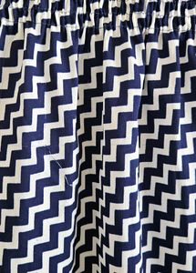 Navy Blue And White Dress