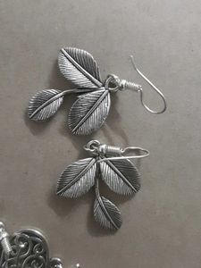 OXIDIZED SET OF 3 EARRINGS
