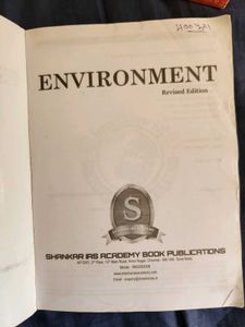 Shankar IAS Environment Book