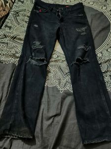 Ripped Black Jeans