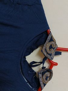 Blue Colour Gown