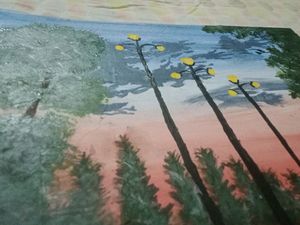 Beautiful Handmade Scenery Painting