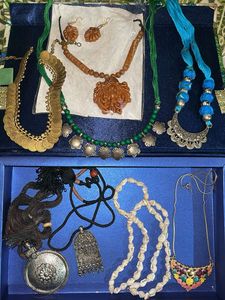 Unique Assorted Necklace Collection Of 8