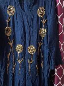 Elegant Blue Kurta with trouser