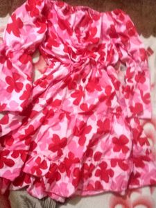 Floral Print Mini Dress