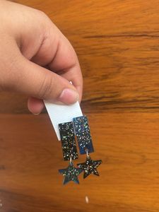 Star Drop Resin Earrings