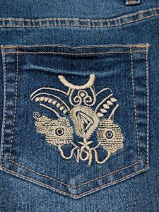 Dark Blue Denim Jeans