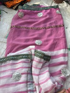 Elegant Pink Saree