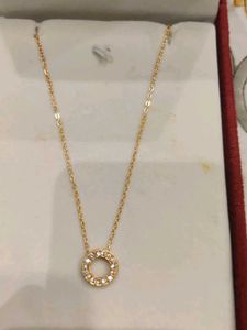 Elegant Circle Pendant Necklace