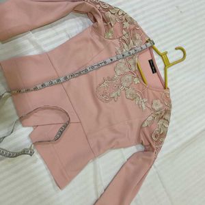 Pink Lace Top Bust 34 and half n 36stretch