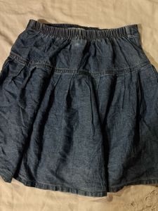 Cute Denim Mini Skirt