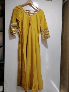 Anarkali Style Wd Pant And Dupatta