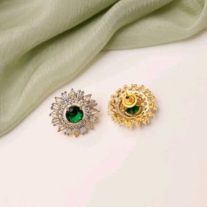 1 Pair Ad Flower Studs
