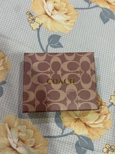 Today Offer -Coach Wallet With Carry bag, box,card