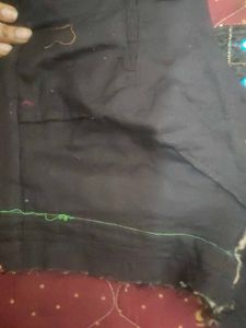 Embroidered Black Blouse