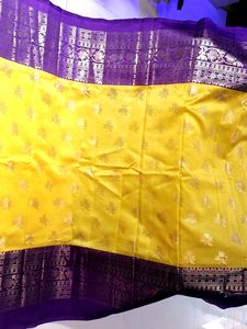 Urbasi  Deginer Silk Saree With Blouse Piece