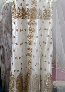 Elegant Embroidered Anarkali Suit