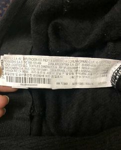 Zara Plain Black Pant
