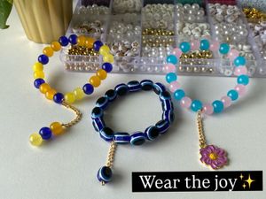 3 Beaded Charm Bracelets
