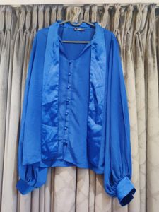 Blue Shirt Top