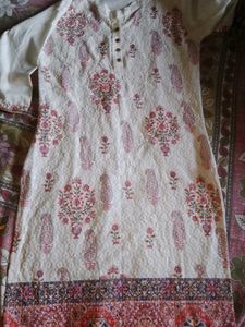 Ethnic Off White Kurti
