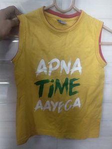 Yellow 'Apna Time Aayega' Tank