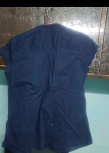 Navy Blue Formal half Shirt