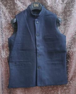 Navy Blue Nehru Jacket