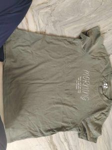 Olive Green Graphic Tee