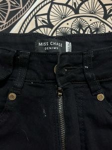 Black Denim Shorts