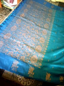 Blue Rashme Saree