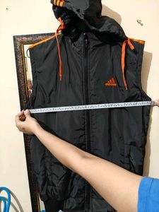 Adidas Black &amp; Orange Hoodie