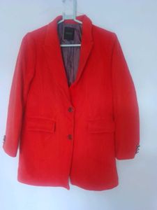 Red Zara Woman's Coat