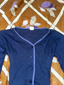 Navy Cardigan