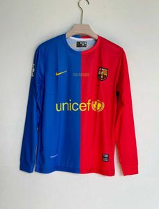 BARCELONA 2008-09 HOME KIT EMBROIDERY FULLSLEEVE