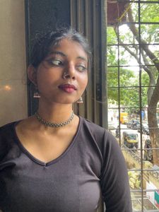 Silver Choker Necklace Set