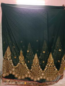 Elegant Embroidery Saree